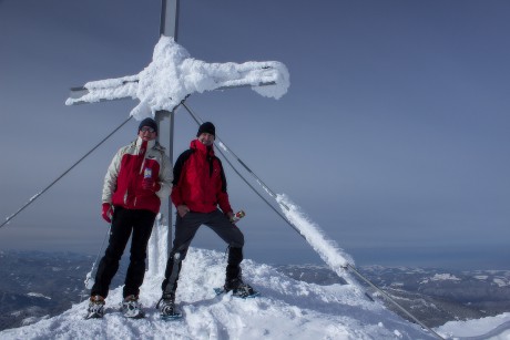 Na vrcholu Ötscheru v nadmořské výšce 1.893 metrů.