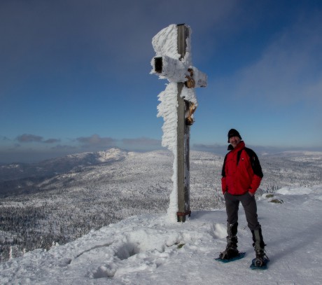 21. 1. 2019. Vrcholová fotka v 1.373 m n. m.