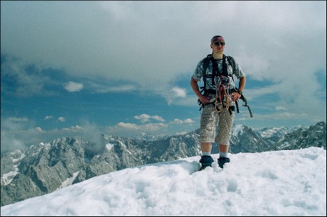 Na vrcholu Alpspitze - 2.628 m n. m.