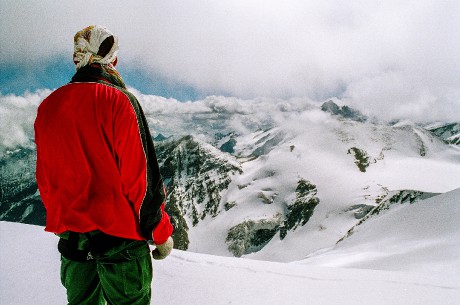 Výhled z vrcholu Bratschenkopfu.