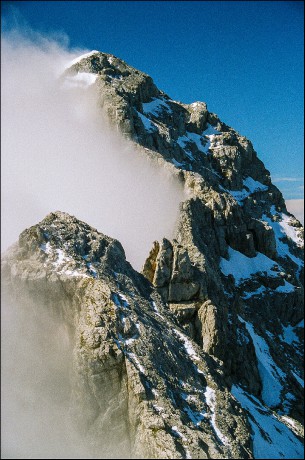 Vrchol Südspitze - 2.712 m n. m.