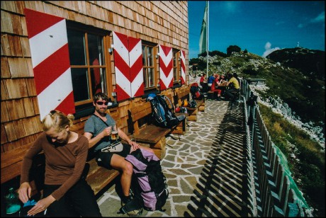 Chata Gmundner na Traunsteinu.