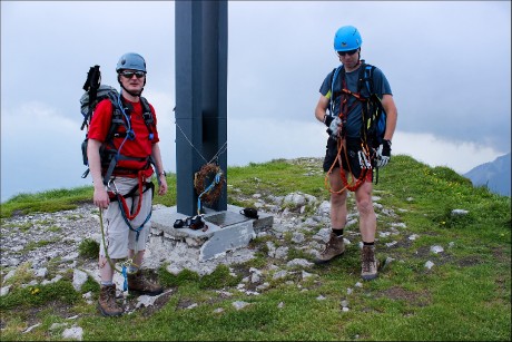 Na vrcholu Loseru v 1.838 m n. m.