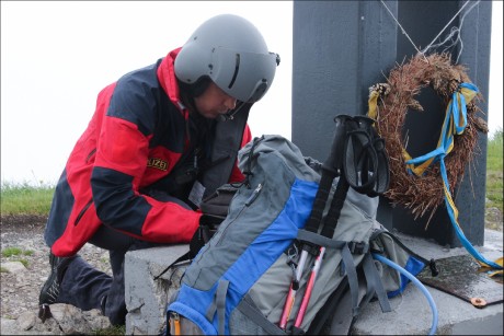 Vzájemné seznamování se na vrcholu.