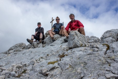 Na vrcholu Temlberku ve výšce 2.327 m n. m.